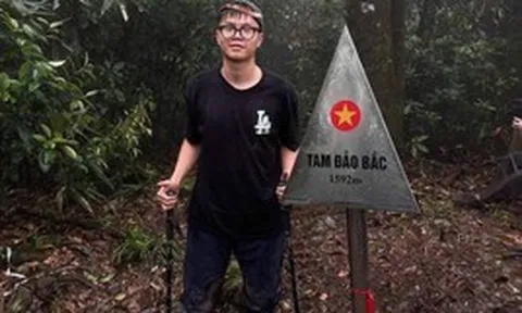 Hơn 100 người cùng flycam tìm kiếm nam sinh mất tích khi leo núi Tam Đảo