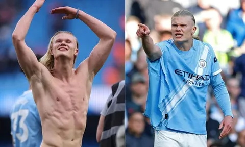 Erling Haaland xõa tóc, khoe body chắc khoẻ gây xôn xao