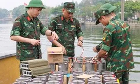 Cận cảnh trận địa pháo hoa sẵn sàng thắp sáng bầu trời Đất Tổ