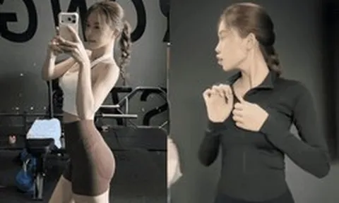 Hà Môi cứ vào phòng gym là gây tranh cãi, tóc xoã rườm rà, chưa đổ giọt mồ hôi nào nhưng lên hình phải đẹp nhất