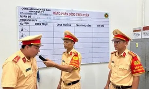 CSGT Tây Ninh siết kỷ luật, lập tổ kiểm tra điều lệnh