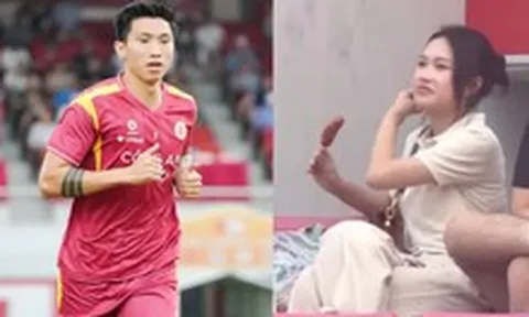 Không nhận ra Doãn Hải My khi đi cổ vũ Văn Hậu đá với Hải Phòng hôm nay: Visual xinh nhưng khác quá!