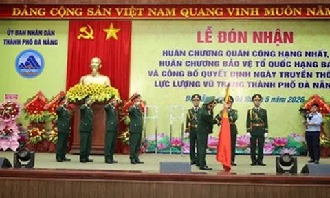 Hai huân chương cao quý được trao tặng cho lực lượng vũ trang TP Đà Nẵng