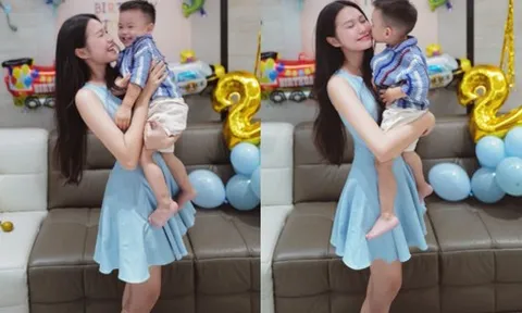 Doãn Hải My khoe eo thon, nhan sắc "mẹ bỉm" mặn mà, vóc dáng nuột nà hơn thời con gái