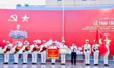 Một đội thuộc Công an TPHCM nhận danh hiệu Anh hùng Lực lượng vũ trang nhân dân