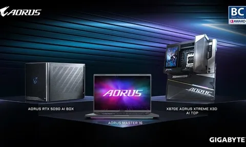 Những đổi mới công nghệ tiên tiến của GIGABYTE được vinh danh tại COMPUTEX 2026 Best Choice Award