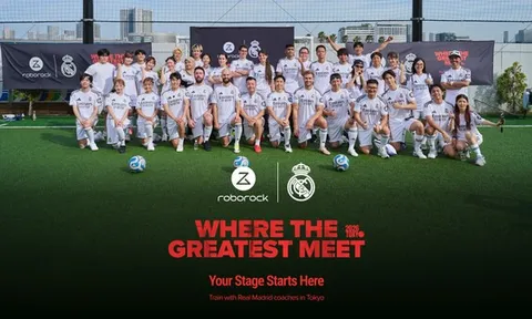 Roborock ra mắt dòng sản phẩm chủ lực mới và tổ chức sự kiện bóng đá "Where the Greatest Meet" hợp tác cùng Real Madrid