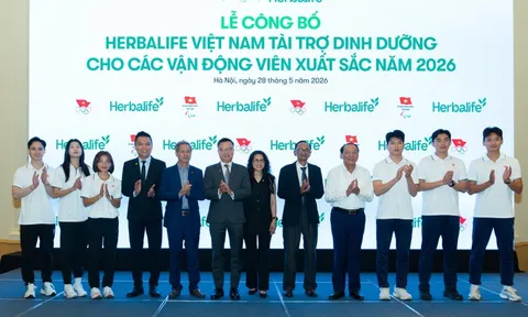 Herbalife Việt Nam tài trợ dinh dưỡng cho VĐV xuất sắc năm 2026