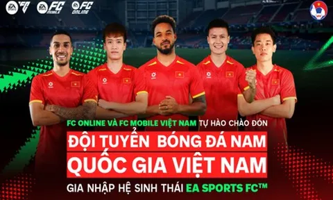 Đội tuyển Việt Nam chính thức xuất hiện trong FC Mobile Việt Nam với đầy đủ áo đấu, logo và cầu thủ!
