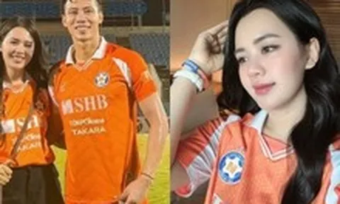 Cam thường bóc nhan sắc hoa khôi ĐH Vinh đi cổ vũ Quế Ngọc Hải vòng cuối V.League 2025/26