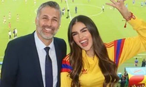 Cô gái bất ngờ hot rần rần ở World Cup, bị nghi là "bạn gái trẻ" của huyền thoại Colombia, sự thật được hé lộ