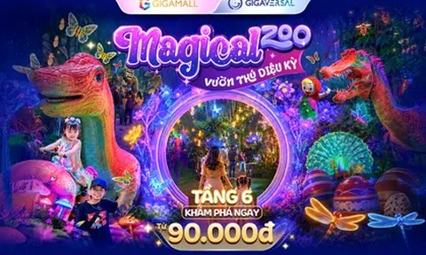 TP HCM lần đầu tiên ra mắt vườn thú công nghệ khổng lồ Magical Zoo tại TTTM Gigamall