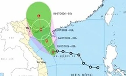 Bão số 1 vừa hình thành trên Biển Đông, hướng vào biển Quảng Ninh - Hải Phòng