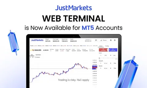 Giao dịch Trực tiếp Ngay trên Trình duyệt: JustMarkets Ra mắt Web Terminal