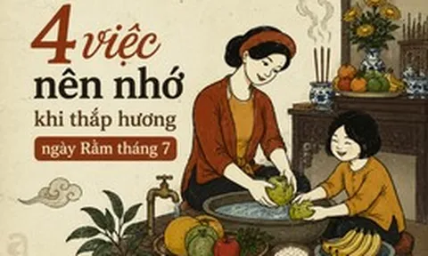 Thắp hương ngày Rằm tháng 7, nhiều người chỉ chăm chăm chọn giờ đẹp mà quên mất 4 việc này