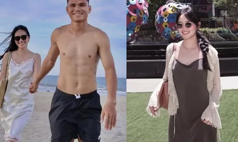 Cô gái cưới "cầu thủ nghèo nhất Việt Nam", hiện tại đổi đời, khoe dáng nuột nà khi sang Malaysia cổ vũ ĐT Việt Nam