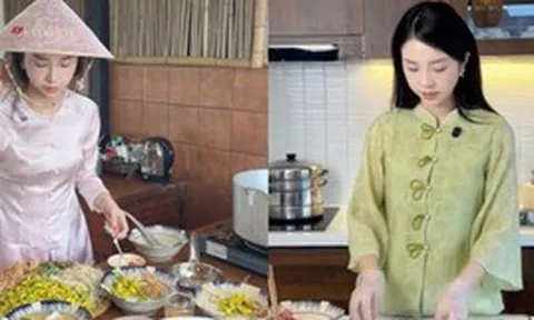 Căn nhà gia đình chồng tặng Á hậu Thuý An