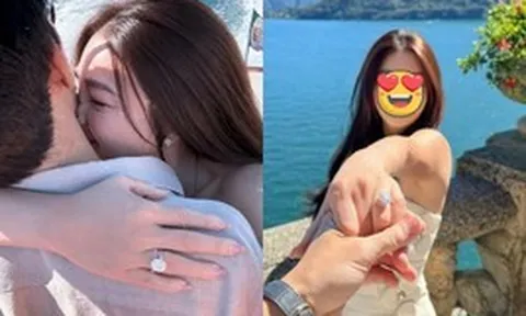 “Ngọc nữ phông bạt” được thiếu gia nghìn tỷ ngành ngân hàng cầu hôn bằng nhẫn kim cương khủng, nhan sắc đàng trai khiến MXH ngớ người