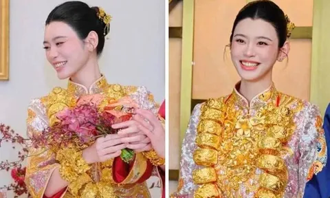 Siêu mẫu được mẹ chồng tặng quà cưới 22 chiếc vòng vàng trị giá 10 tỷ đồng
