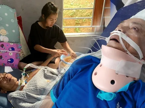 Chồng lao động chính nằm liệt giường, vợ nhịn đói hoa cả mắt, lo gồng gánh cả gia đình