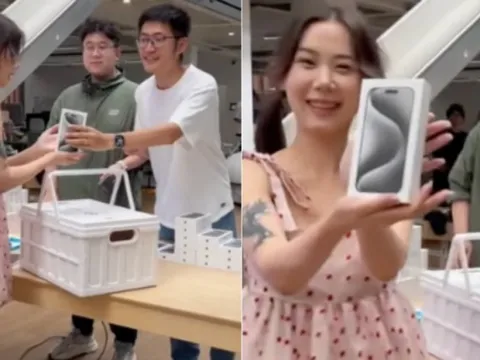 Công ty gây xôn xao khi tặng mỗi nhân viên một điện thoại iPhone 16 Pro