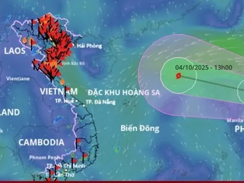 Bão số 11 khả năng hình thành trên Biển Đông cuối tuần này, hướng về vịnh Bắc Bộ
