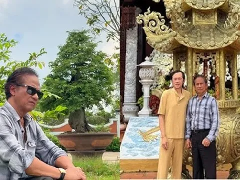 Chế Linh về Việt Nam, thăm nhà thờ Tổ của Hoài Linh và nói 1 điều