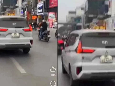 Xe ô tô có bảng đèn LED xúc phạm công an: Lời giải thích bất ngờ của tài xế