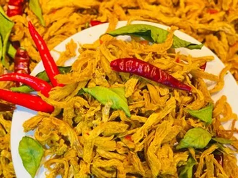 Cách làm khô gà lá chanh bằng nồi chiên không dầu cực đơn giản