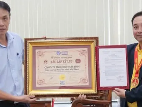 "Vua cua" Cà Mau được xác lập kỷ lục lớn nhất Việt Nam