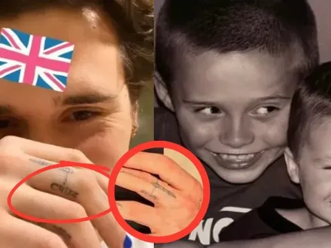 Mặc kệ em trai đăng ảnh thơ ấu níu kéo tình thân, cậu cả nhà Beckham thản nhiên khoe đang xoá hình xăm tên Cruz