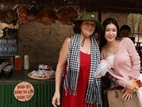 Gia đình Văn Lâm tham qua Địa đạo Củ Chi ngày Tết, Yến Xuân khoe khéo mối quan hệ với mẹ chồng người Nga