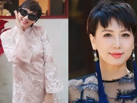 Mẹ Doãn Hải My diện áo dài, xách túi hiệu du xuân, visual trẻ đẹp không tuổi chuẩn "mẹ vợ hot nhất làng bóng đá"