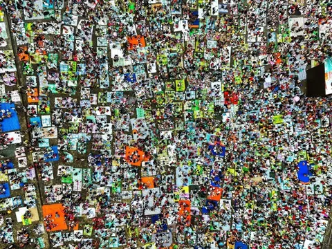 Cảnh ngoạn mục dưới chân núi Bà Đen mùng 4 Tết