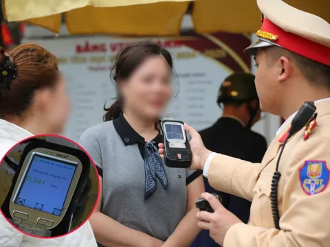 Nhiều tài xế ở Hà Nội bị xử phạt vi phạm nồng độ cồn sau buổi gặp mặt đầu Xuân