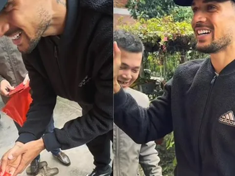 Lần đầu đón Tết Việt, Đỗ Hoàng Hên gây bất ngờ với hành động đẹp