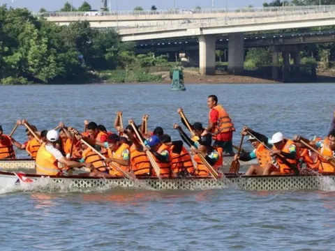 Sôi động giải đua thuyền mở rộng trên sông Đồng Nai đầu xuân 2026