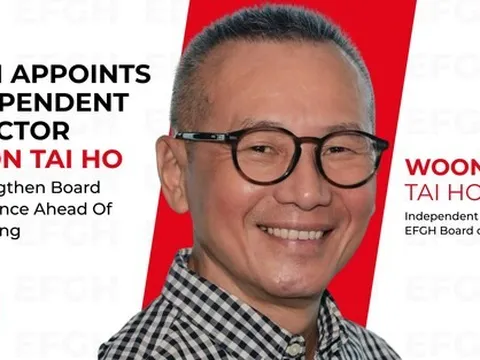 EFGH bổ nhiệm Woon Tai Ho làm Giám đốc độc lập nhằm tăng cường quản trị Hội đồng Quản trị trước khi niêm yết tại Hoa Kỳ