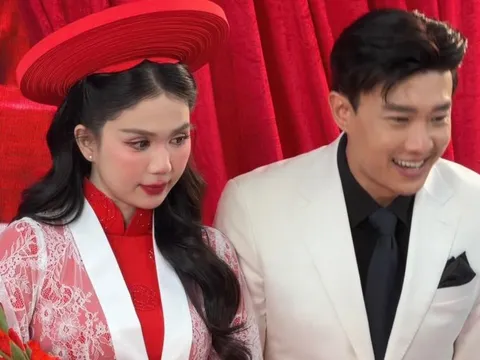 Thực hư hình ảnh nam diễn viên Quốc Trường "đám cưới" với "nữ hoàng nội y"