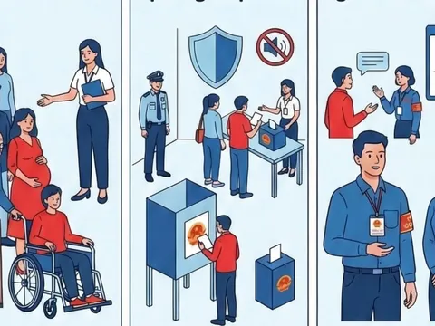 Những điều cử tri cần lưu ý khi vào phòng bỏ phiếu