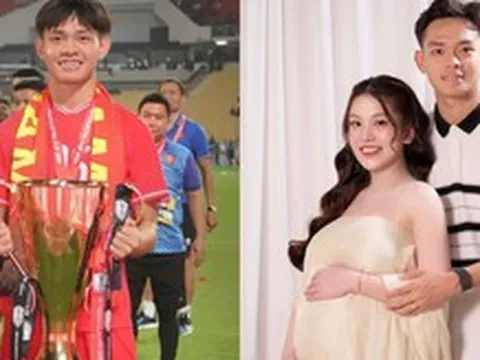 Tiền đạo U23 Việt Nam báo "tin vui" sau 2 năm kết hôn: Sắp đón "ngựa con" đầu lòng!