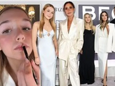 Vợ chồng Beckham không chờ được nữa, nóng lòng đẩy tiểu thư út Harper đi kiếm tiền