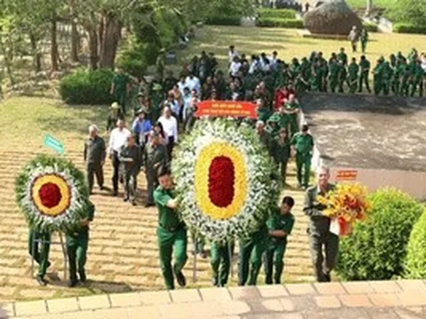 Tưởng nhớ 99 liệt sĩ Thanh niên xung phong hy sinh trên chiến trường biên giới Tây Nam