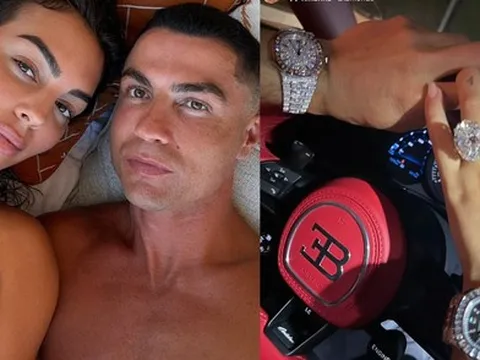 Đẳng cấp tỷ phú: Ronaldo lái "quái thú" 320 tỷ đi hẹn hò bạn gái "nghèo", đeo đồng hồ bằng giá cả căn biệt thự