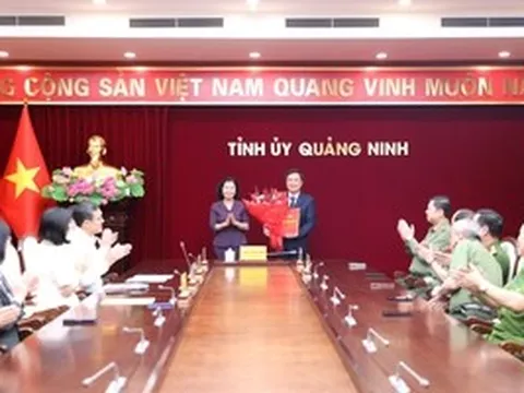 Phó Giám đốc Công an tỉnh Quảng Ninh biệt phái làm Phó Trưởng Ban Nội chính Tỉnh ủy