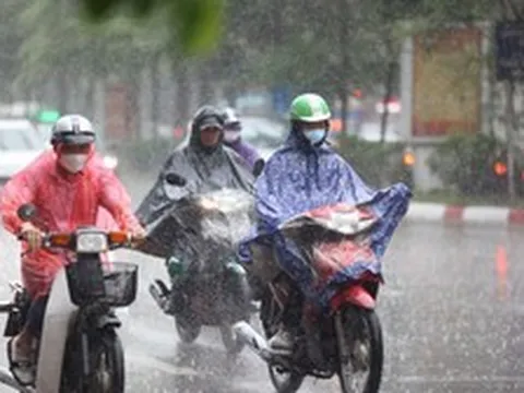 Từ đêm mai, miền Bắc xuất hiện mưa rào nhiều nơi