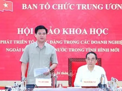 Phát triển tổ chức đảng trong các doanh nghiệp ngoài khu vực nhà nước trong tình hình mới