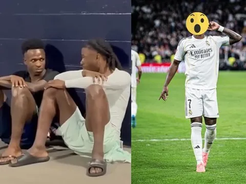 Chạnh lòng cảnh 2 thanh niên đi dép lê ngồi bệt hầm SVĐ, "quay xe" ai ngờ lại là ngôi sao nghìn tỷ của Real