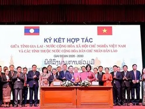 Gia Lai ký kết hợp tác toàn diện với 4 tỉnh Nam Lào
