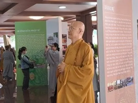 Triển lãm "45 năm Giáo hội Phật giáo Việt Nam: Phát triển cùng đất nước - Bước vào kỷ nguyên mới"